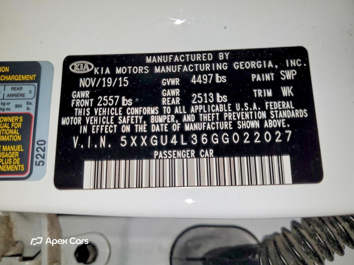 Kia Optima 2016