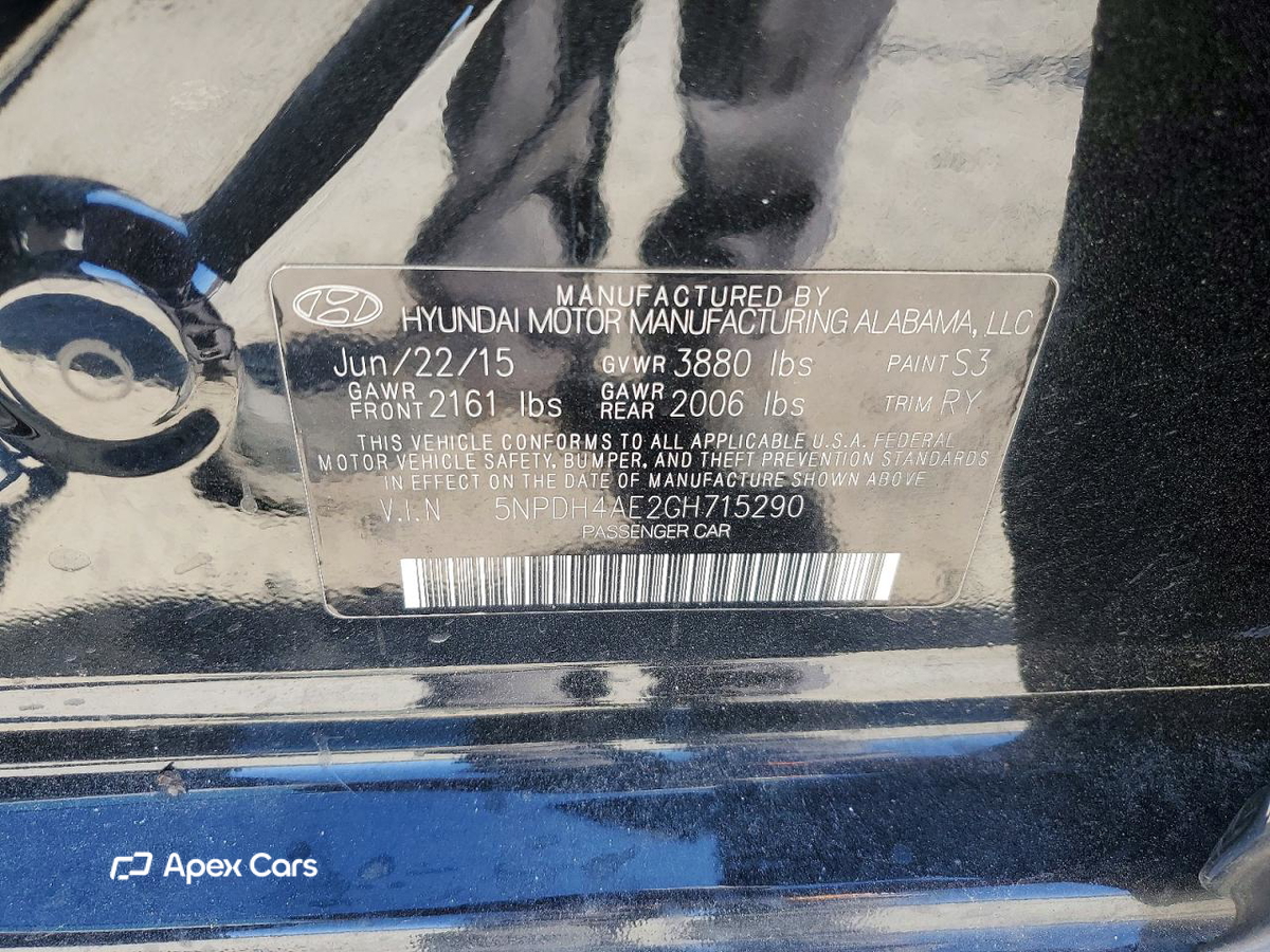 Hyundai Elantra 2016