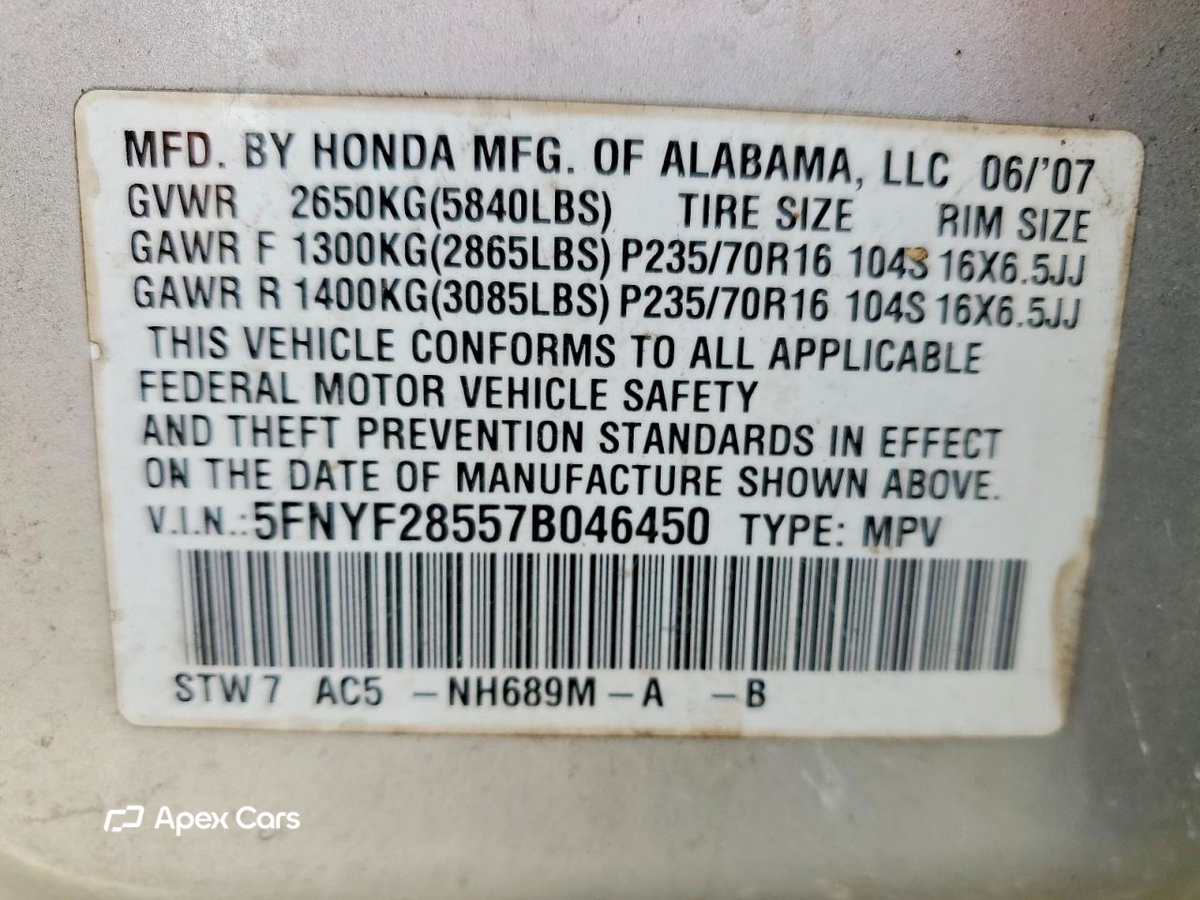 Honda Pilot 2007