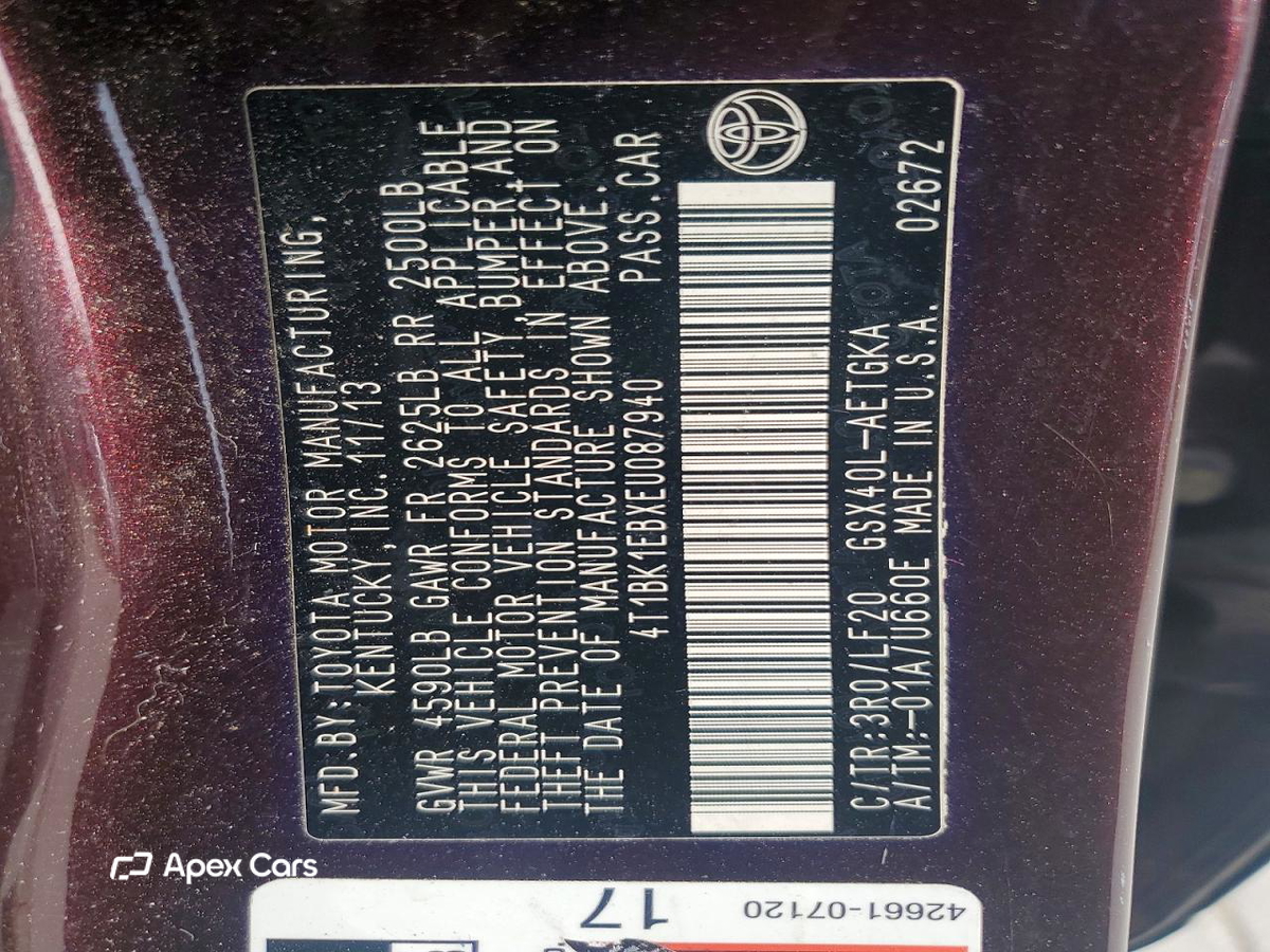 Toyota Avalon 2014