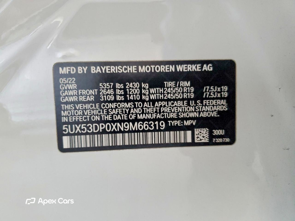 BMW X3 2022