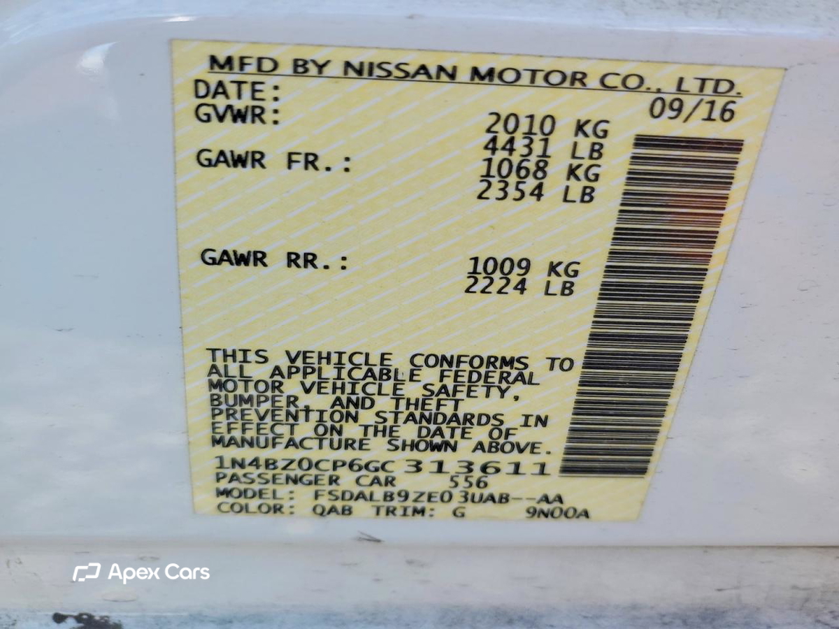 Nissan Leaf 2016