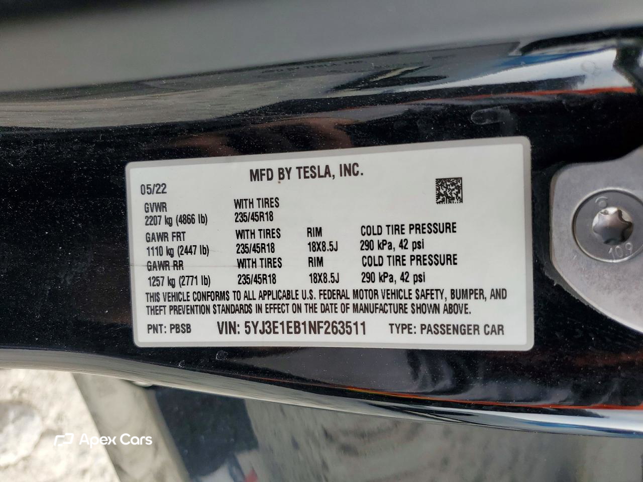 Tesla Model 3 2022