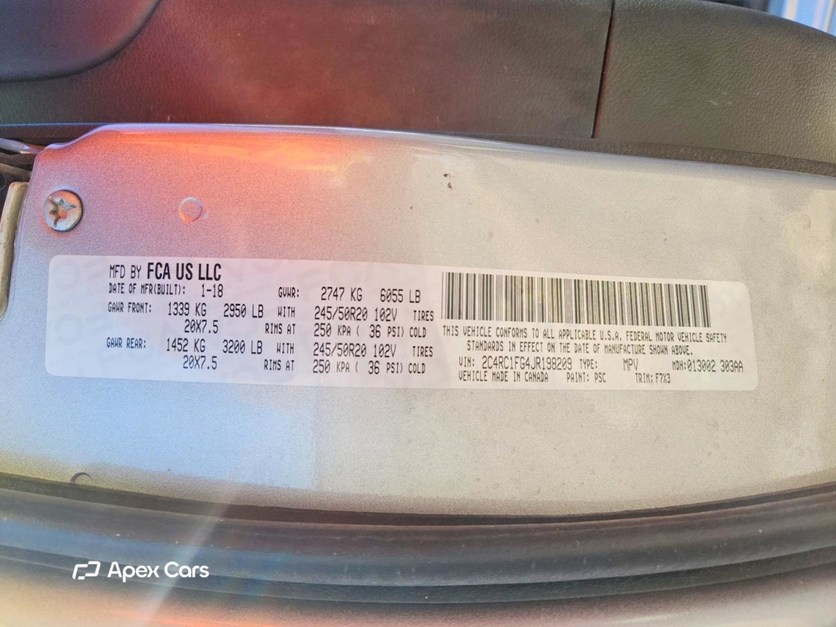 Chrysler Pacifica 2018