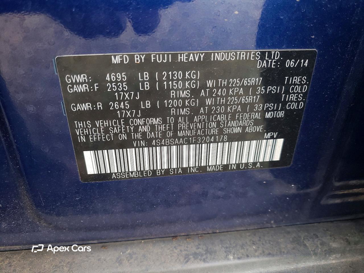 Subaru Outback 2015