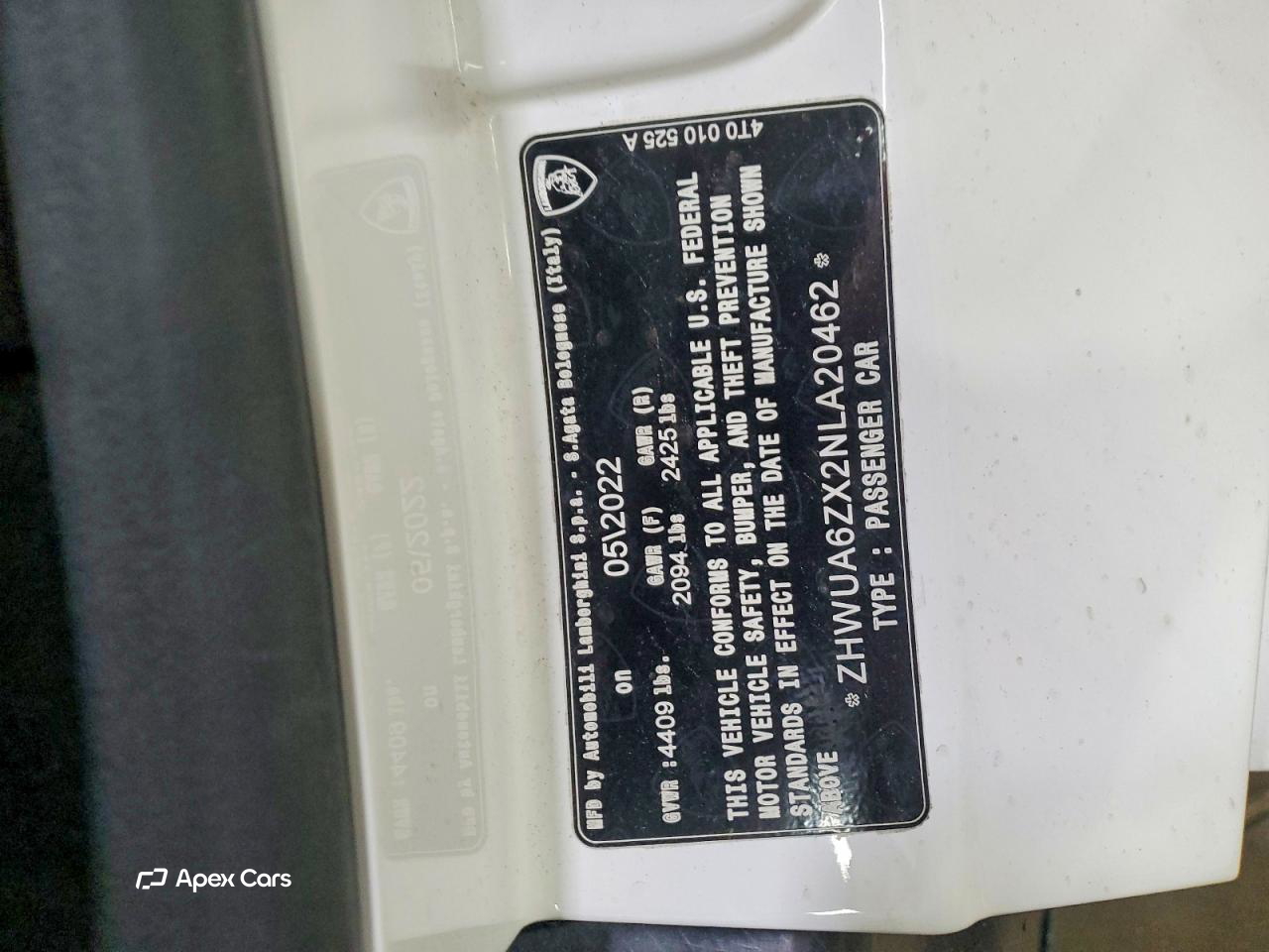 Lamborghini Huracán 2022