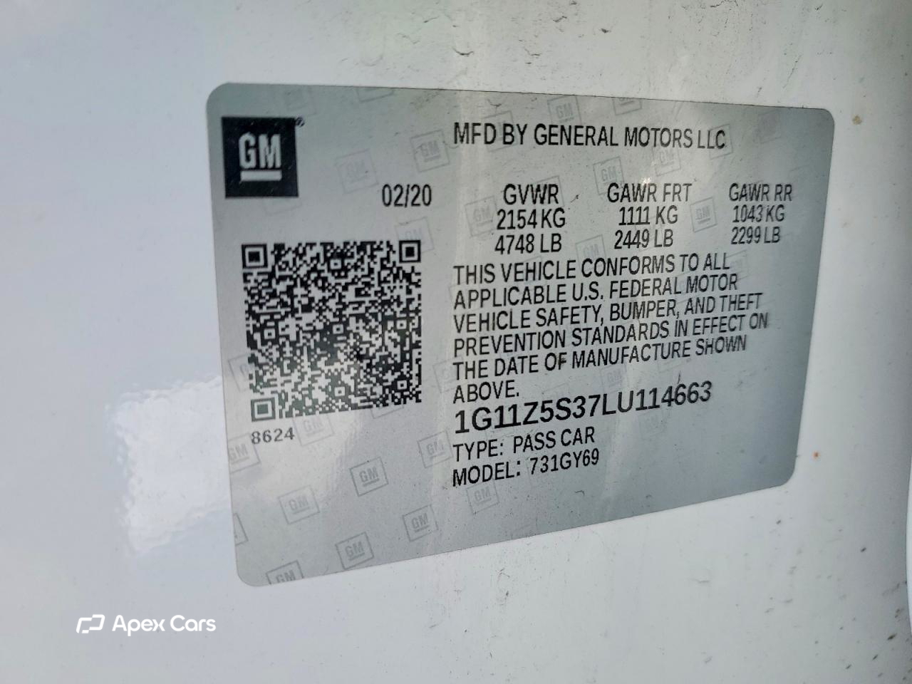 Chevrolet Impala 2020