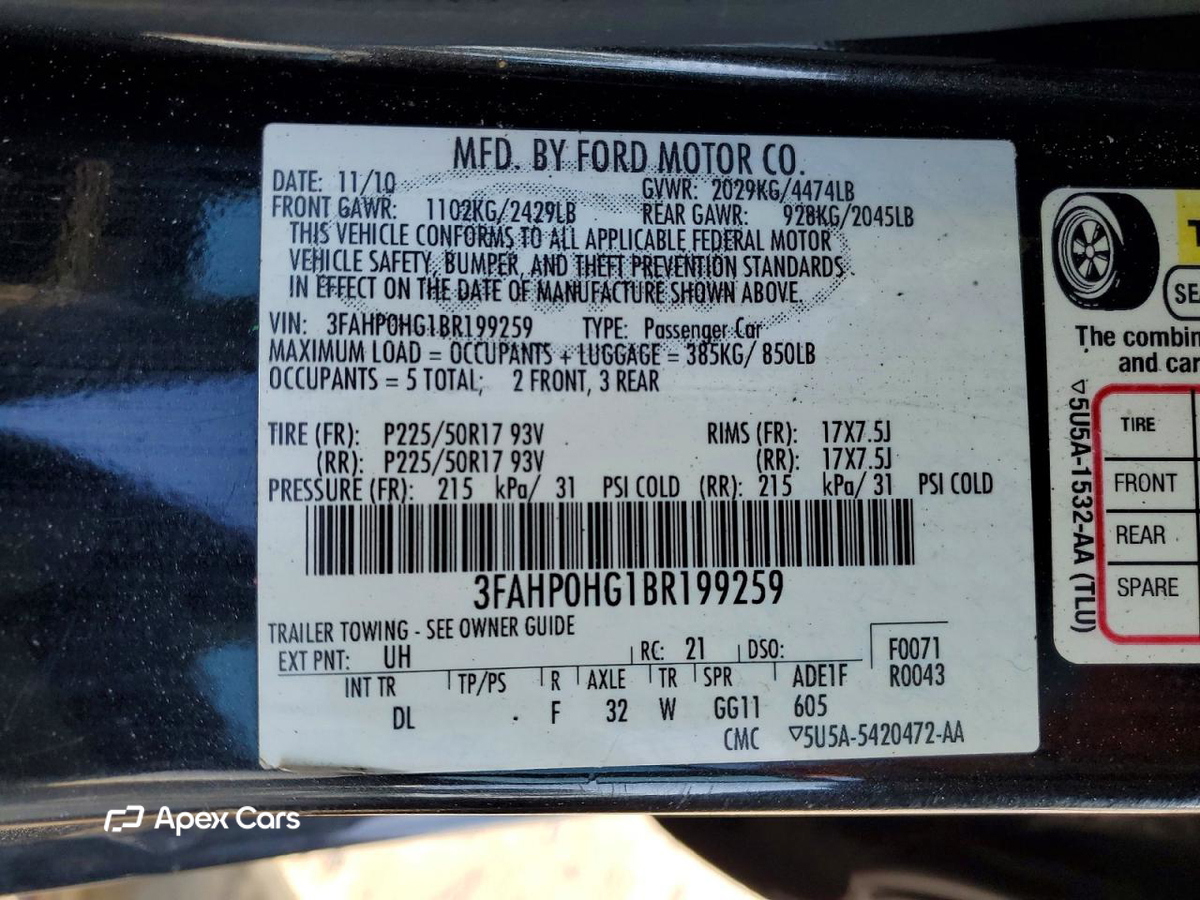 Ford Fusion 2011