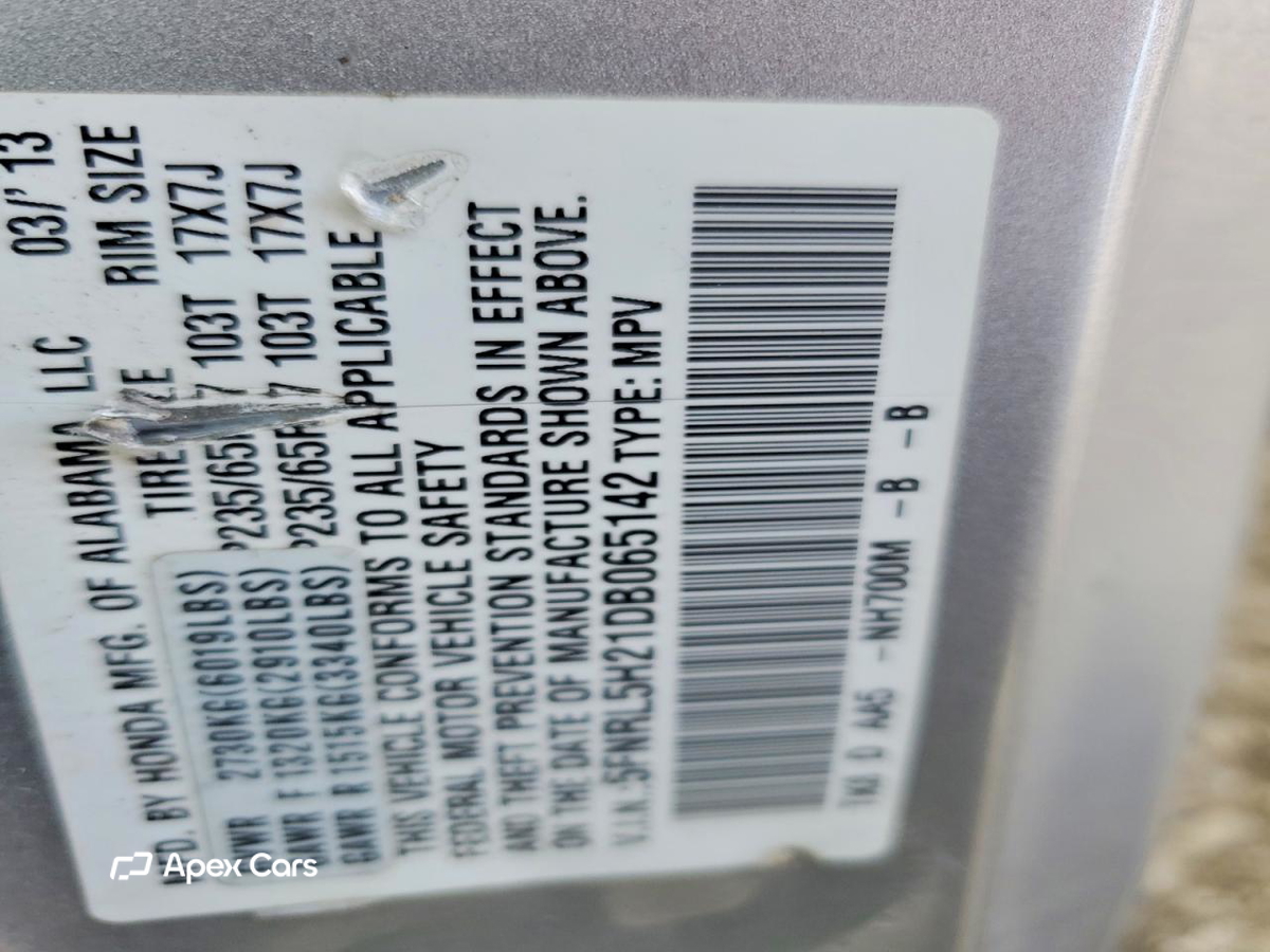 Honda Odyssey 2013