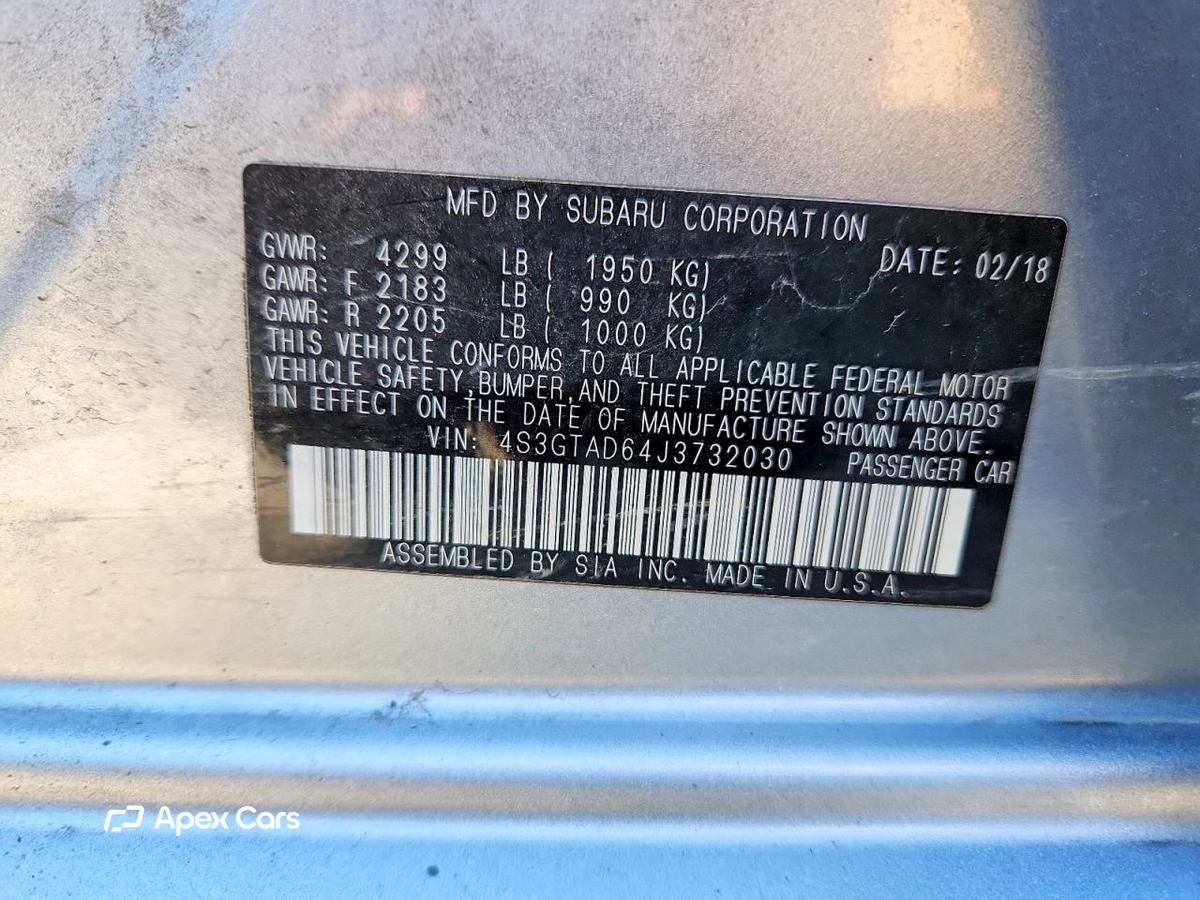 Subaru Impreza 2018