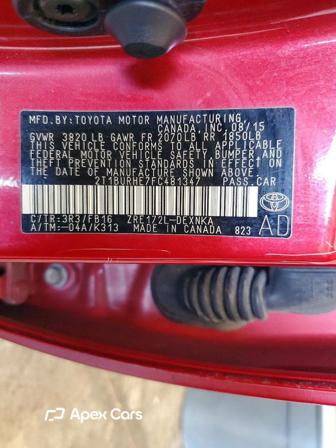 Toyota Corolla 2015