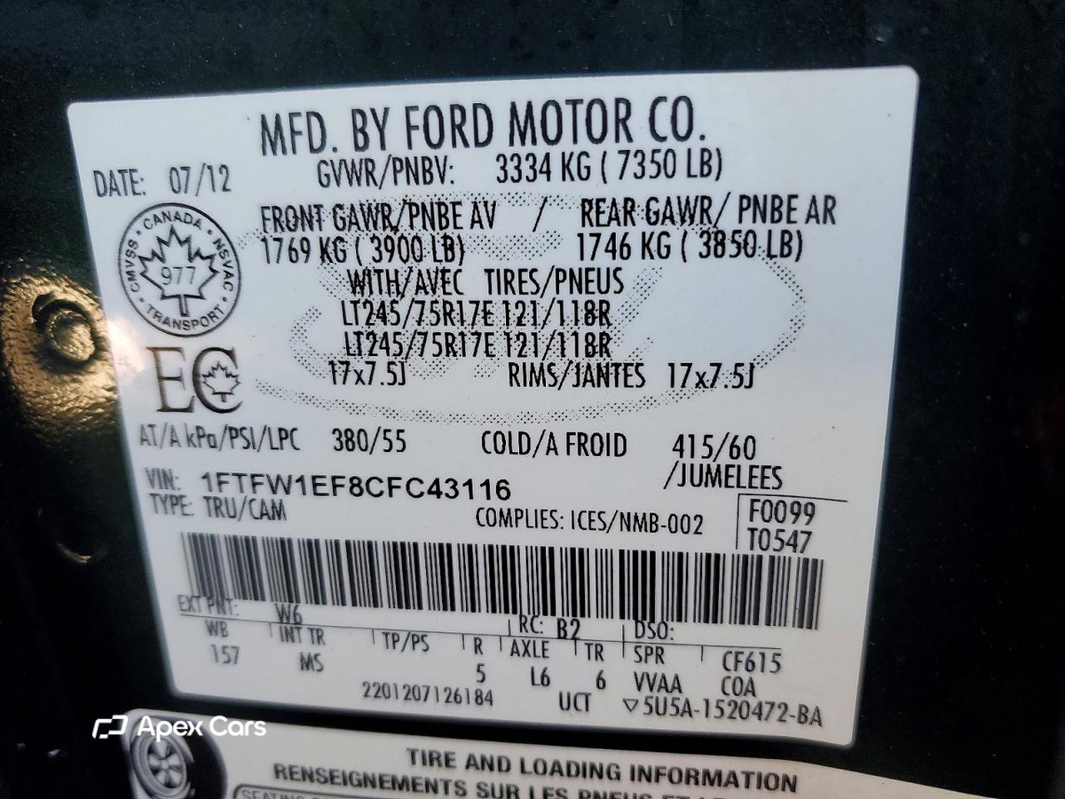 Ford F-150 2012