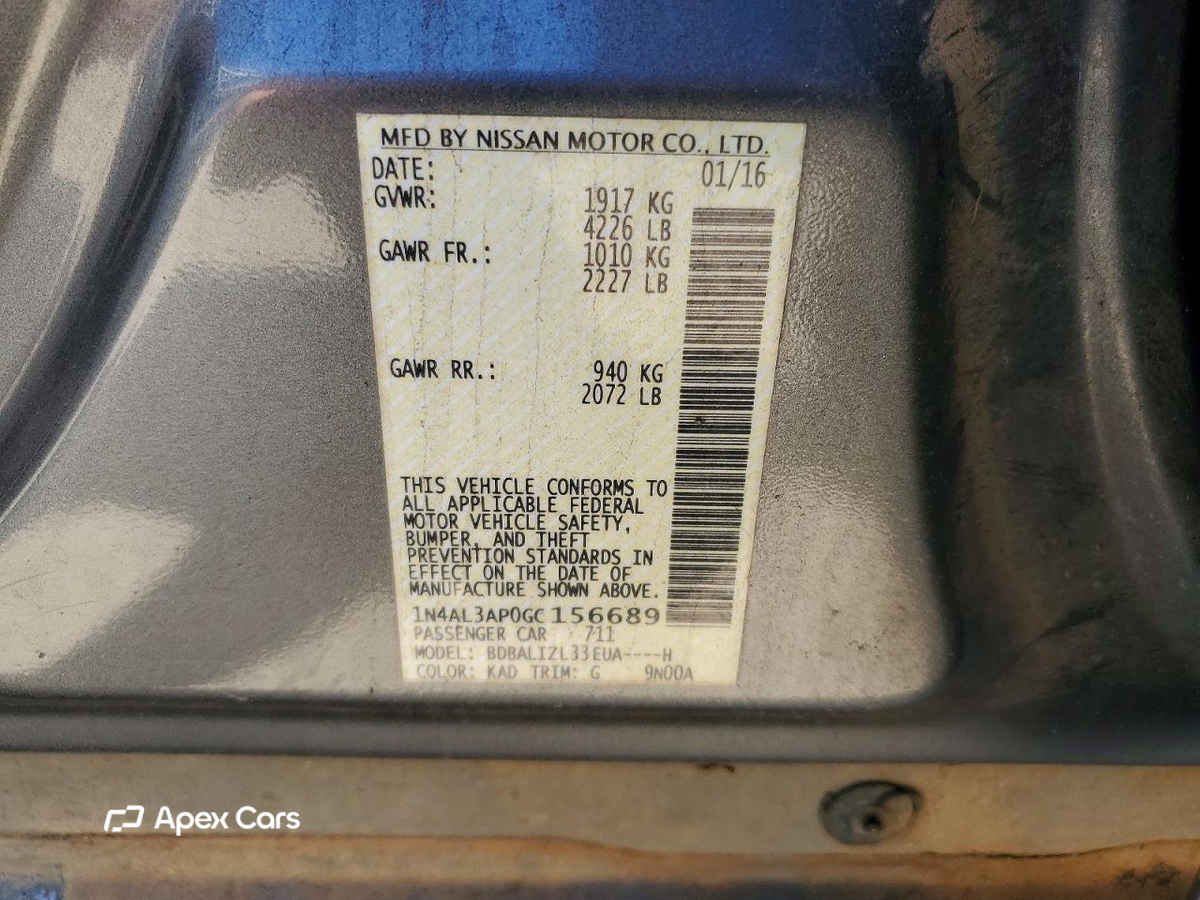 Nissan Altima 2016