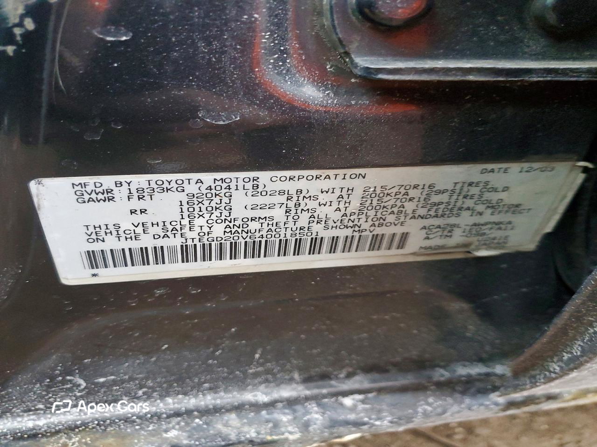 Toyota RAV 4 2004