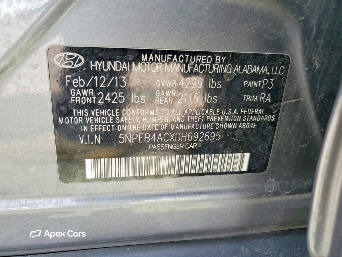 Hyundai Sonata 2013