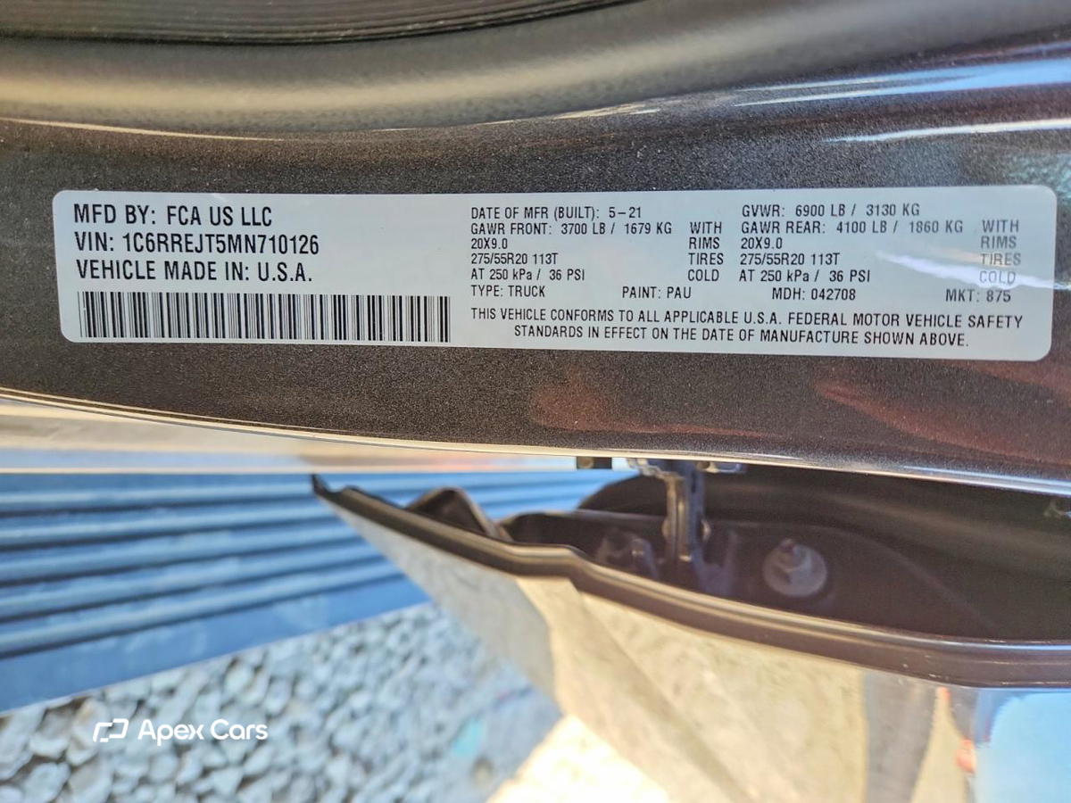RAM 1500 2021