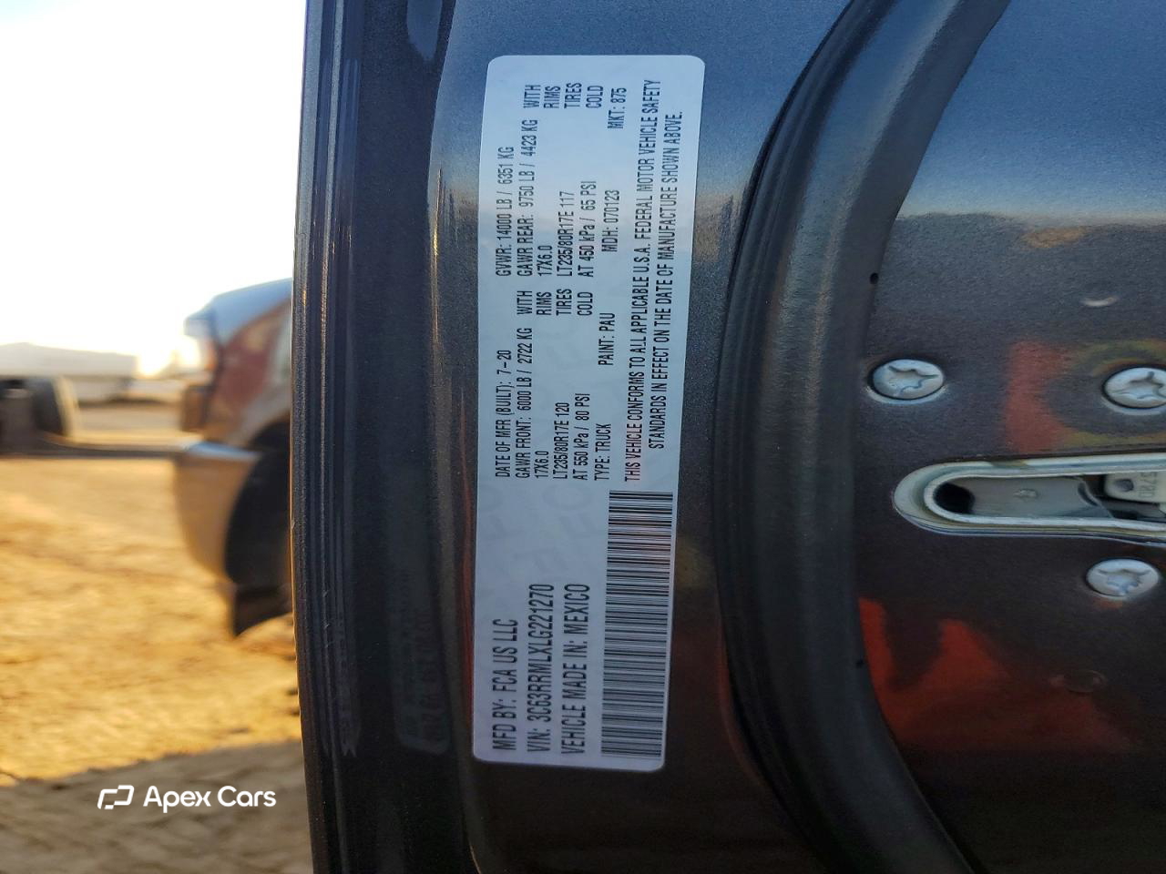 RAM 3500 2020