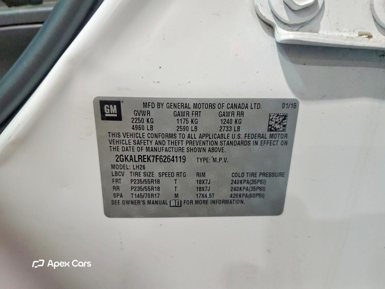 GMC Terrain 2015