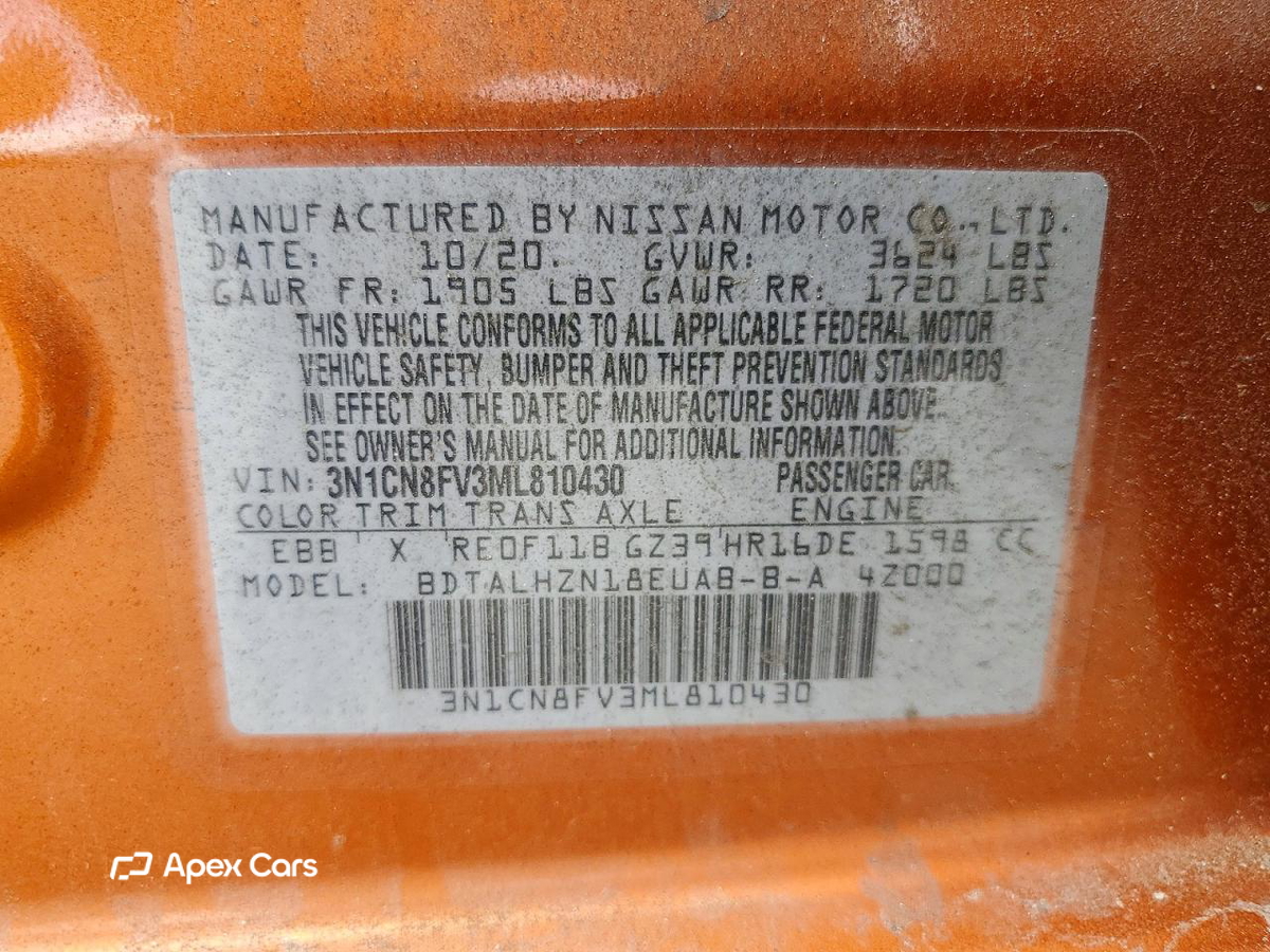 Nissan Versa 2021