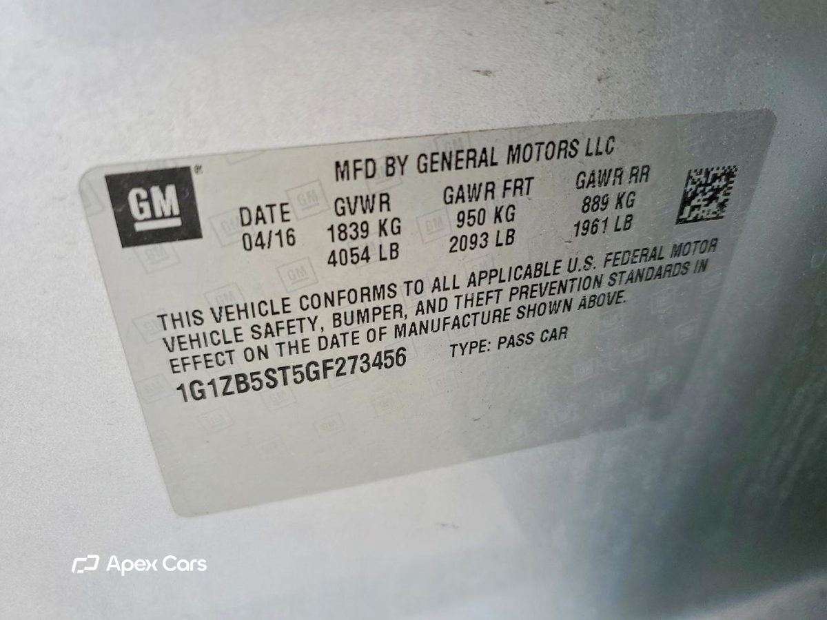 Chevrolet Malibu 2016