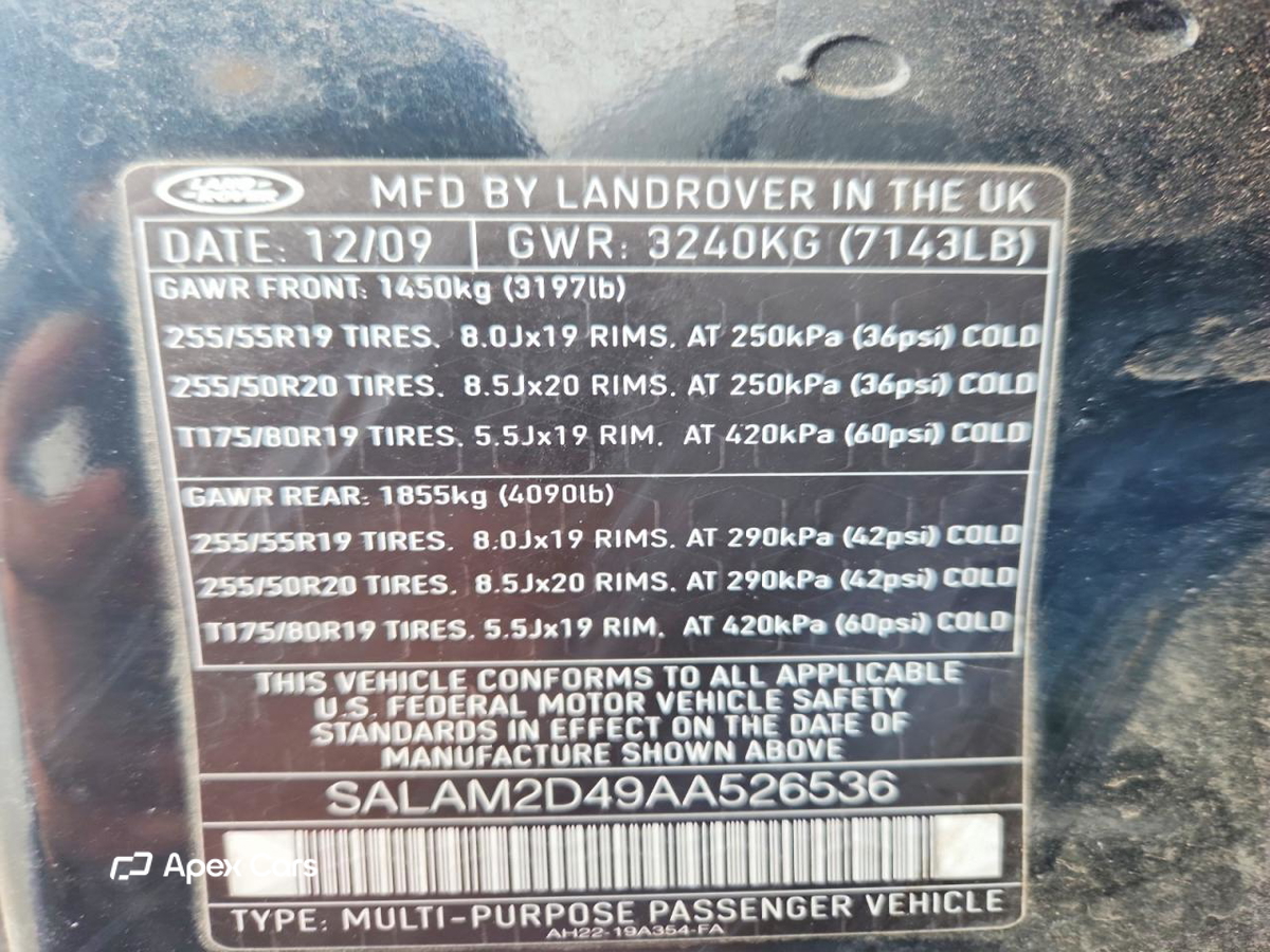 Land Rover LR4 2010