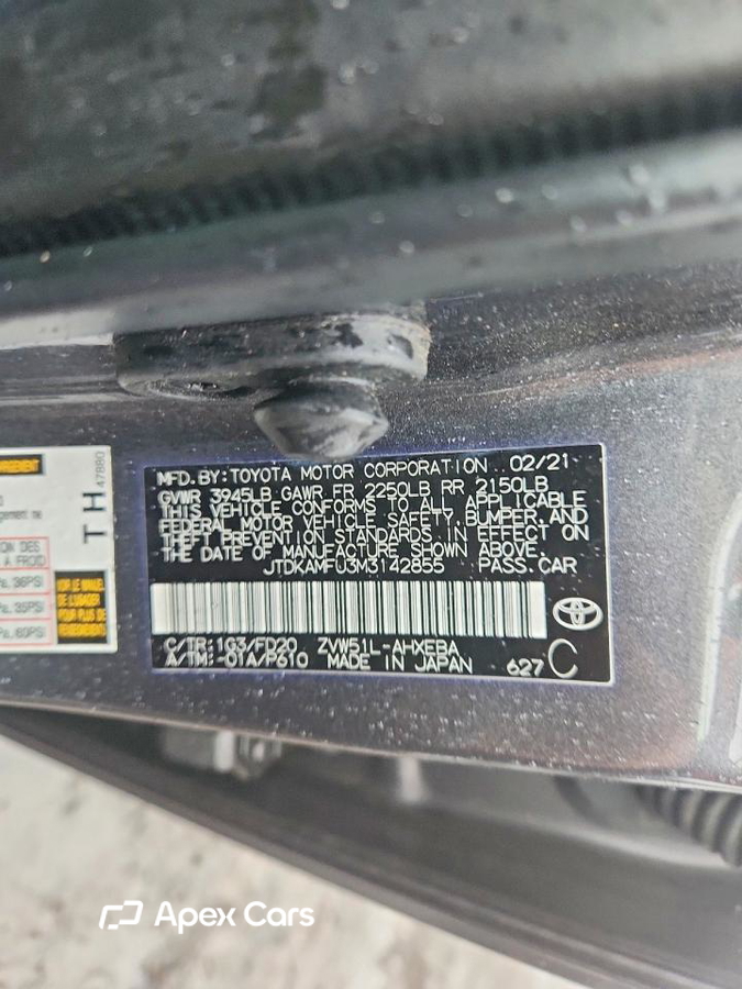 Toyota Prius 2021