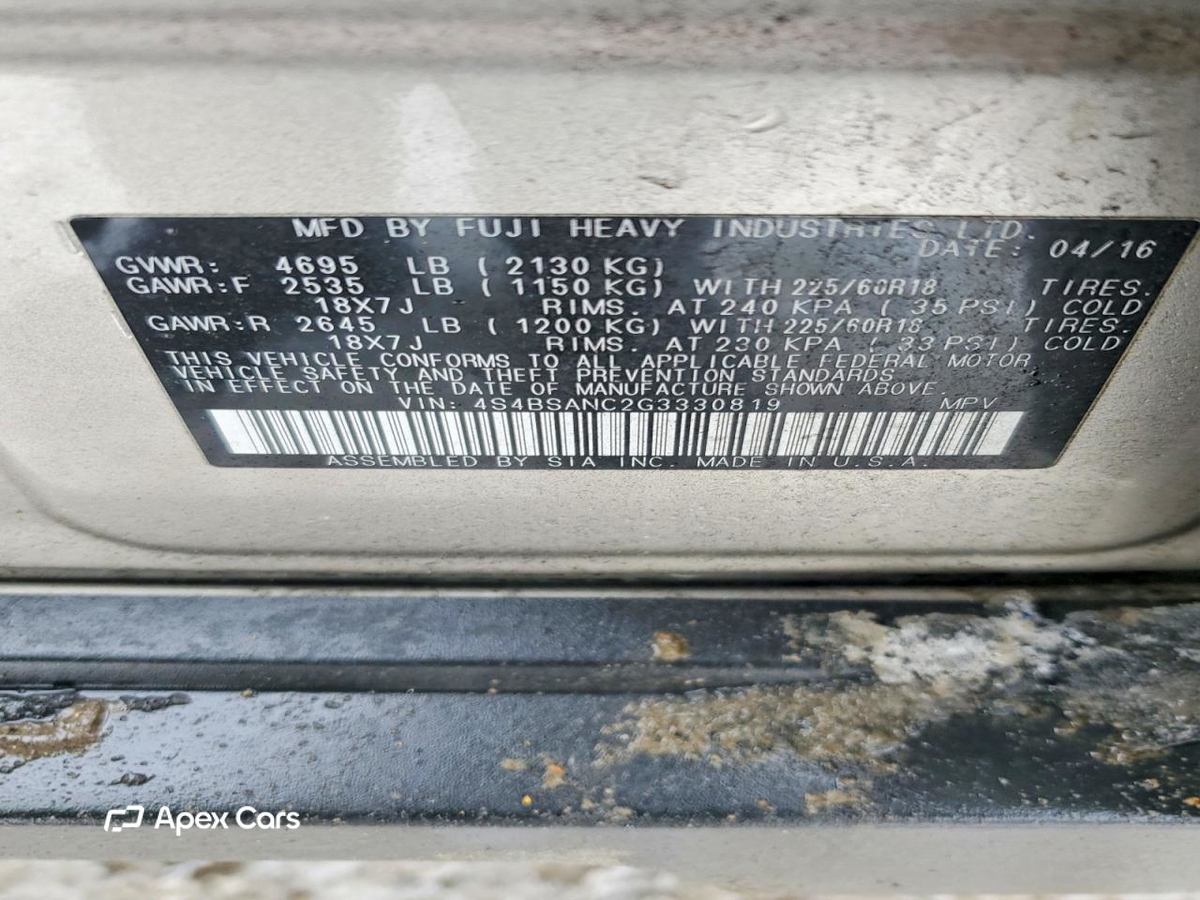 Subaru Outback 2016