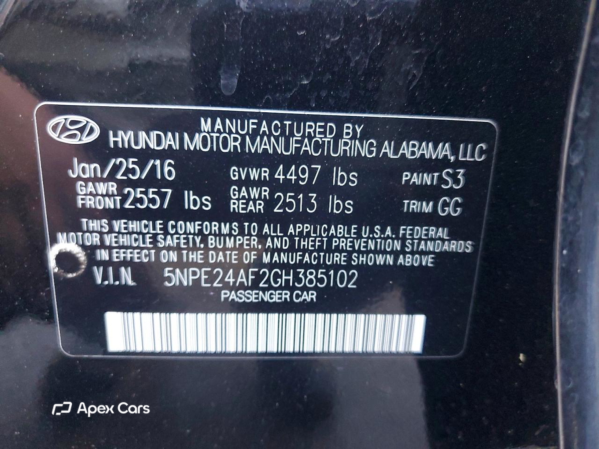 Hyundai Sonata 2016