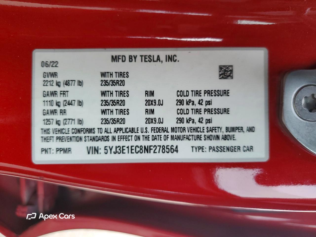 Tesla Model 3 2022