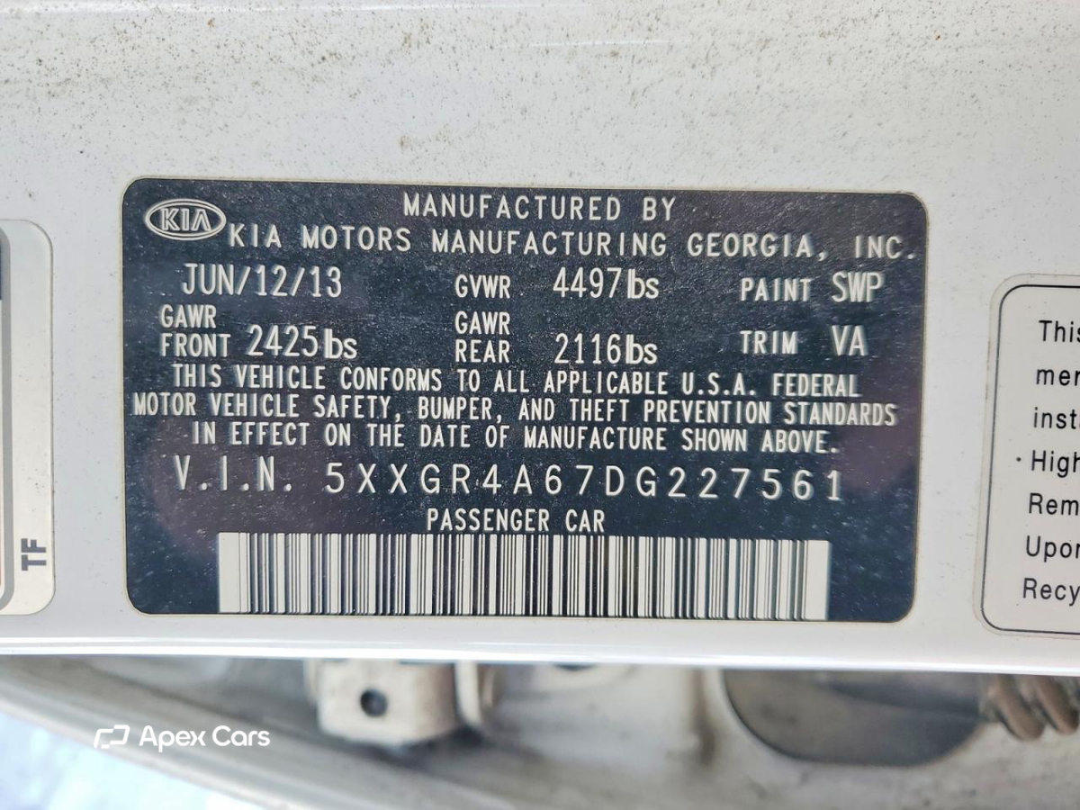 Kia Optima 2013