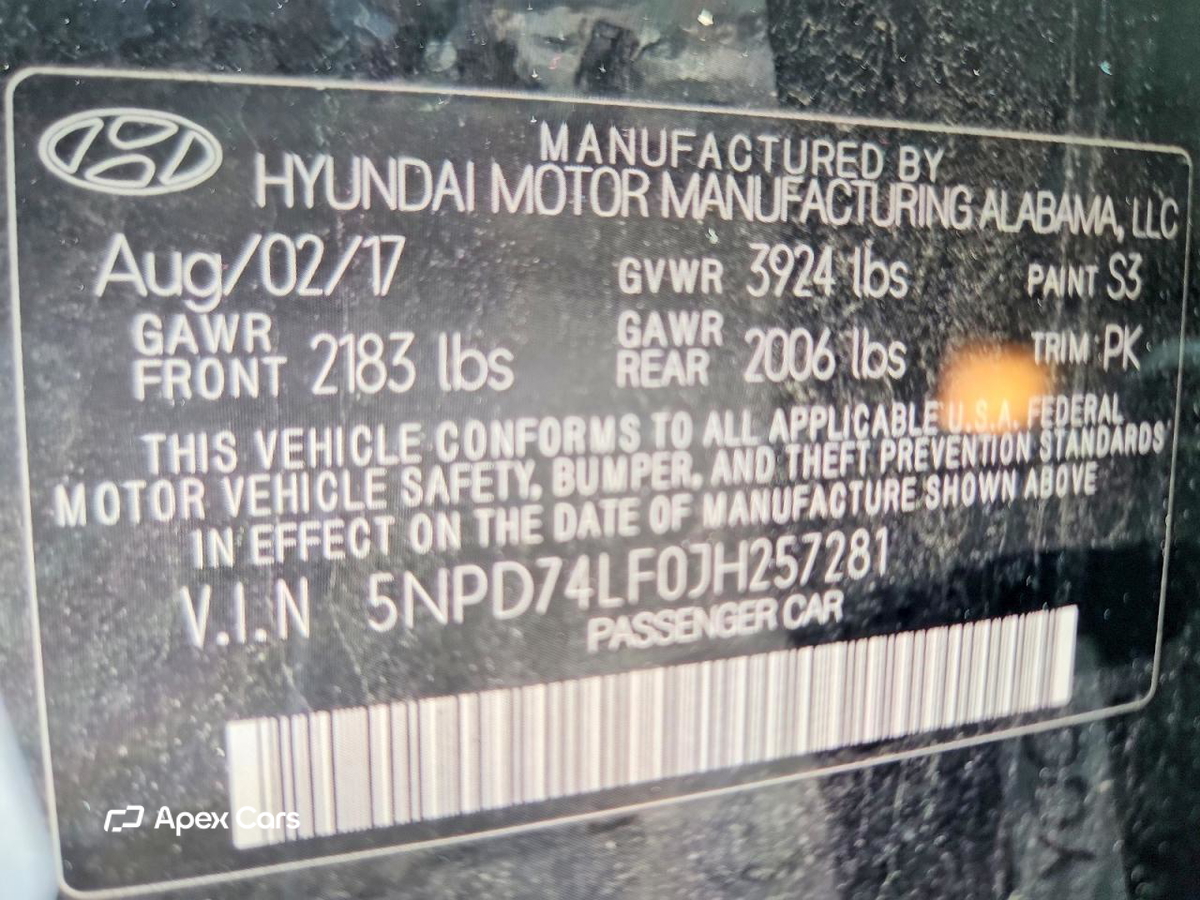 Hyundai Elantra 2018