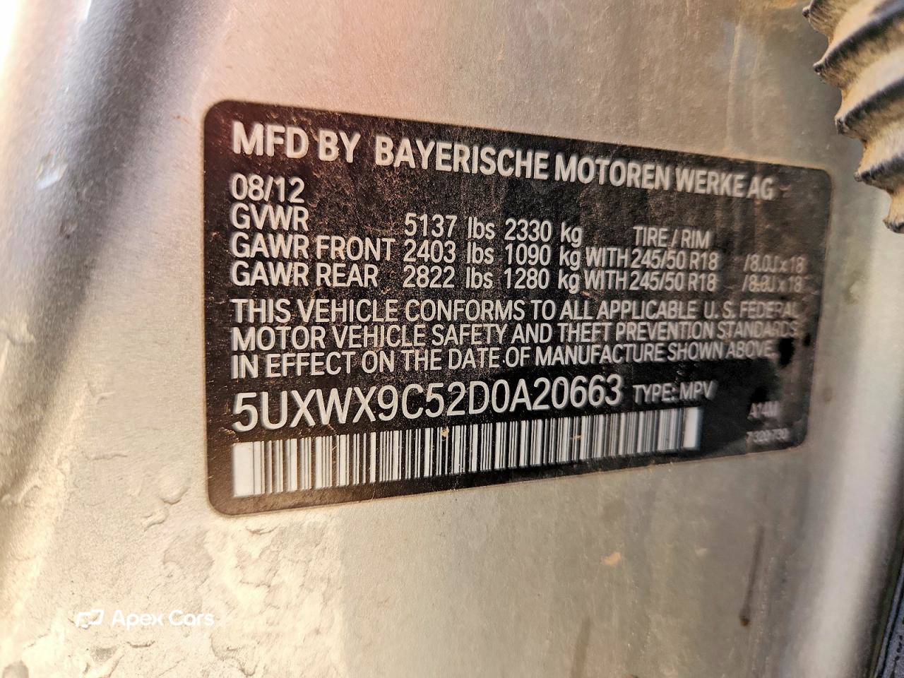 BMW X3 2013