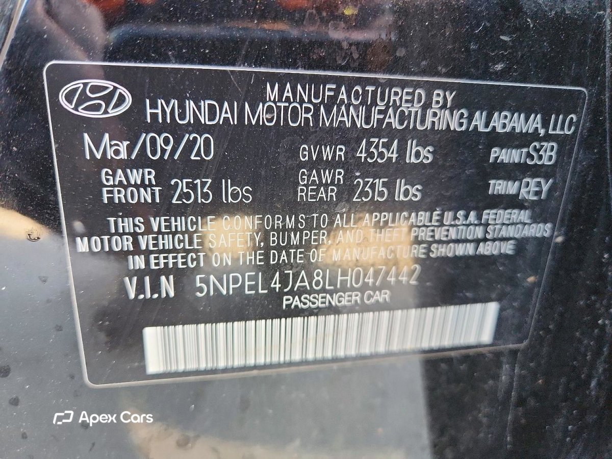 Hyundai Sonata 2020