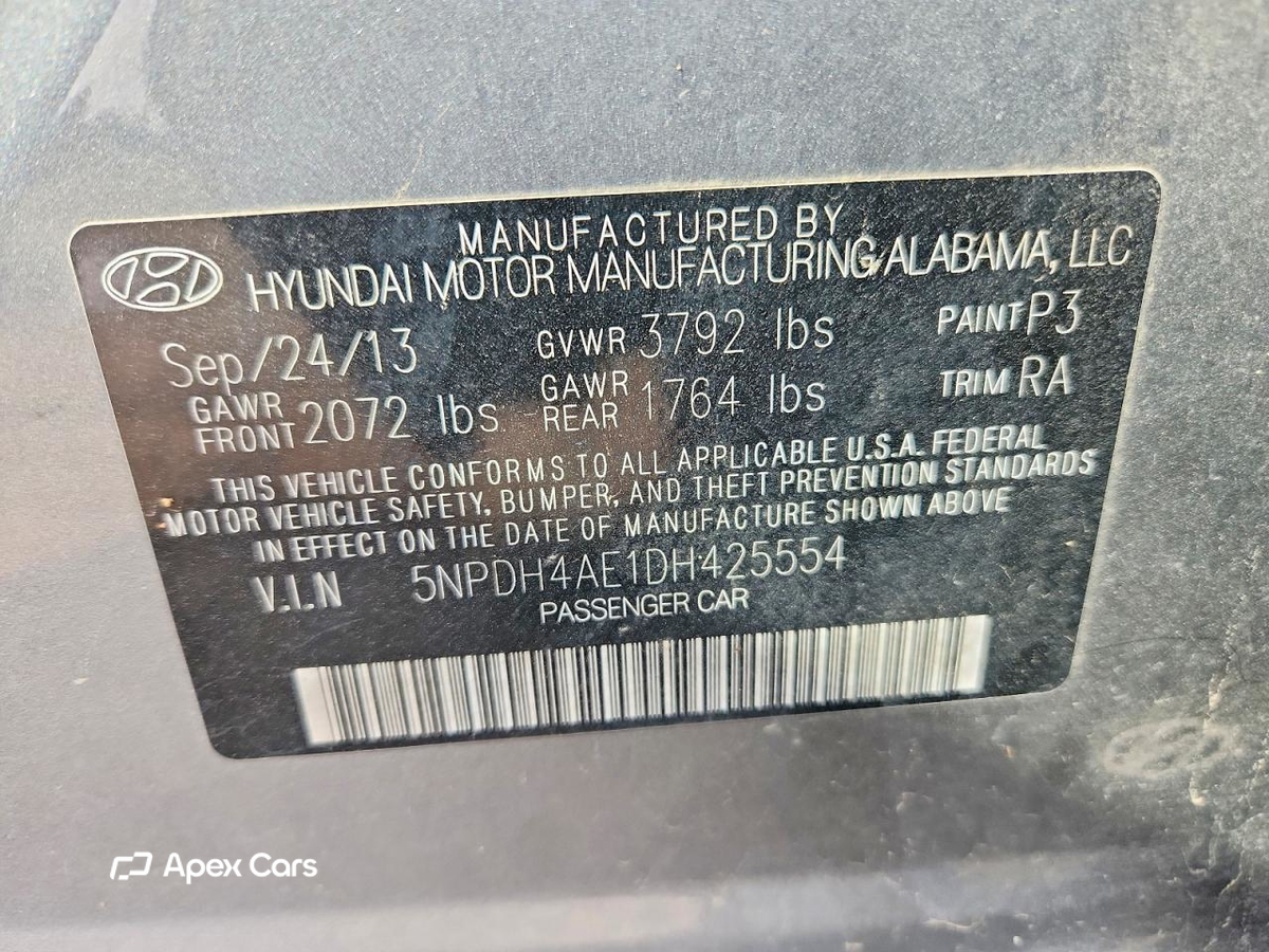 Hyundai Elantra 2013