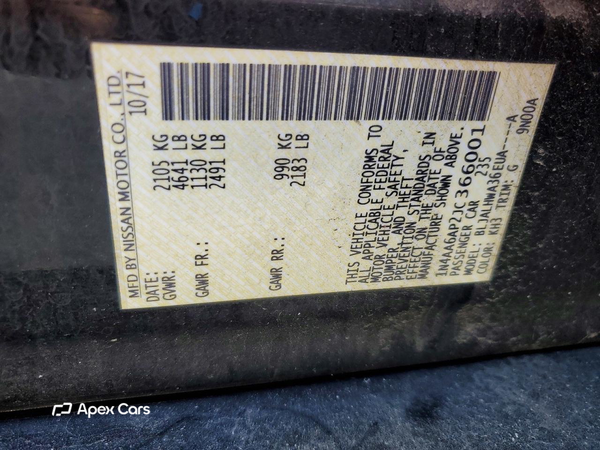 Nissan Maxima 2018