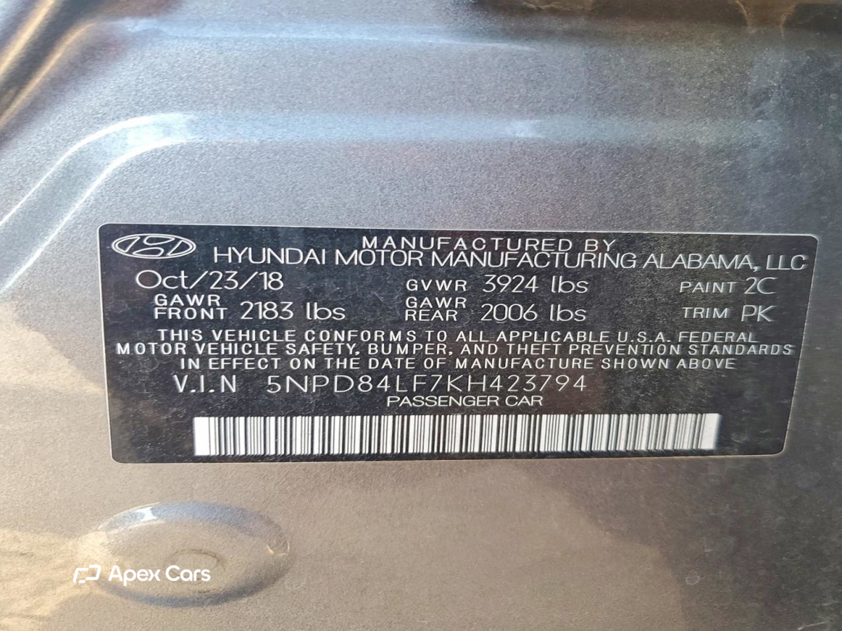 Hyundai Elantra 2019