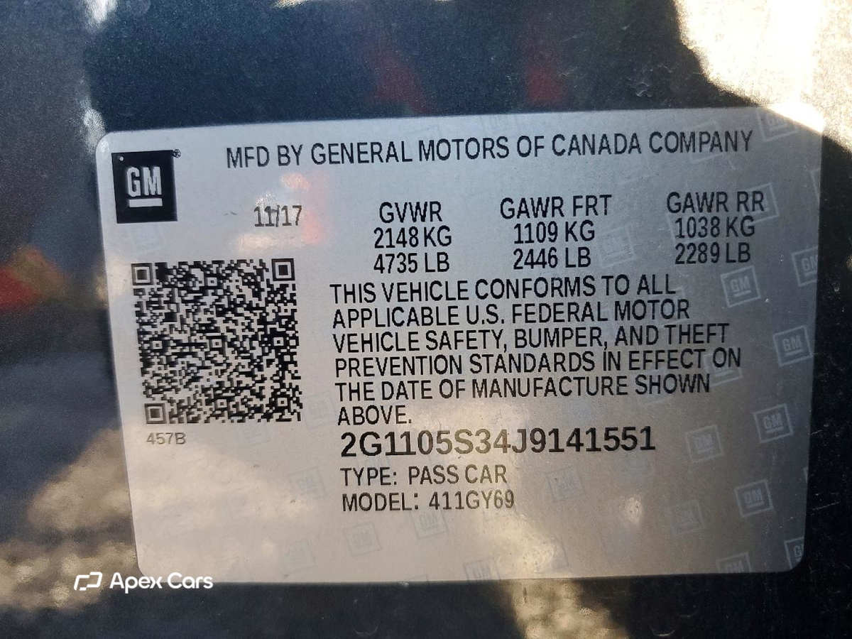 Chevrolet Impala 2018
