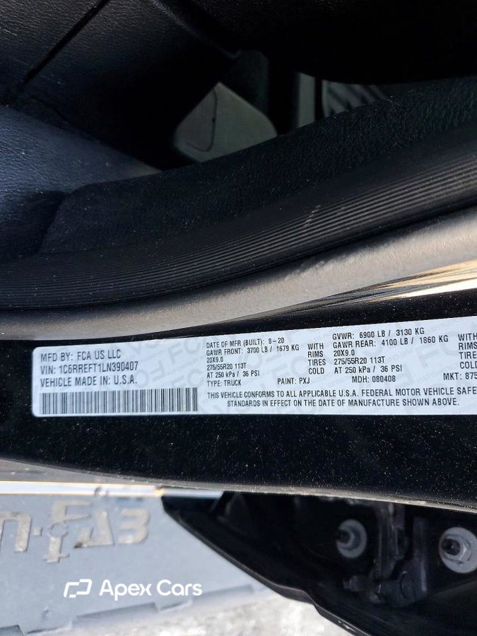RAM 1500 2020