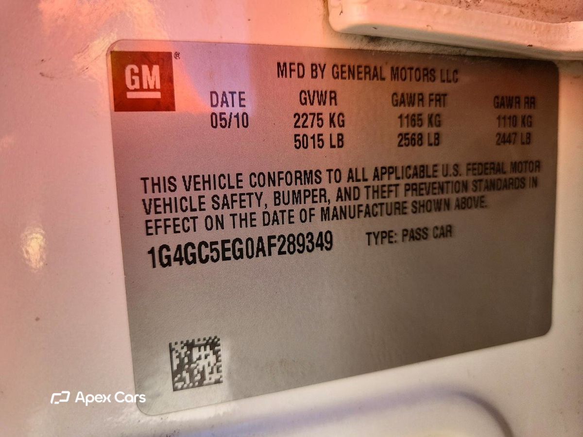 Buick LaCrosse 2010