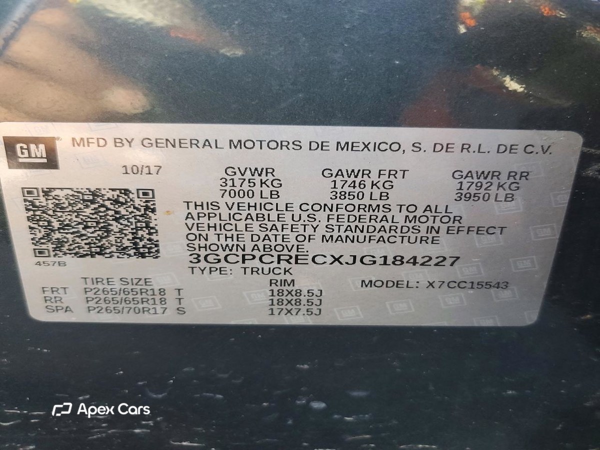 Chevrolet Silverado 2018