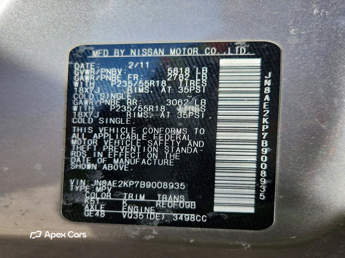Nissan Quest 2011