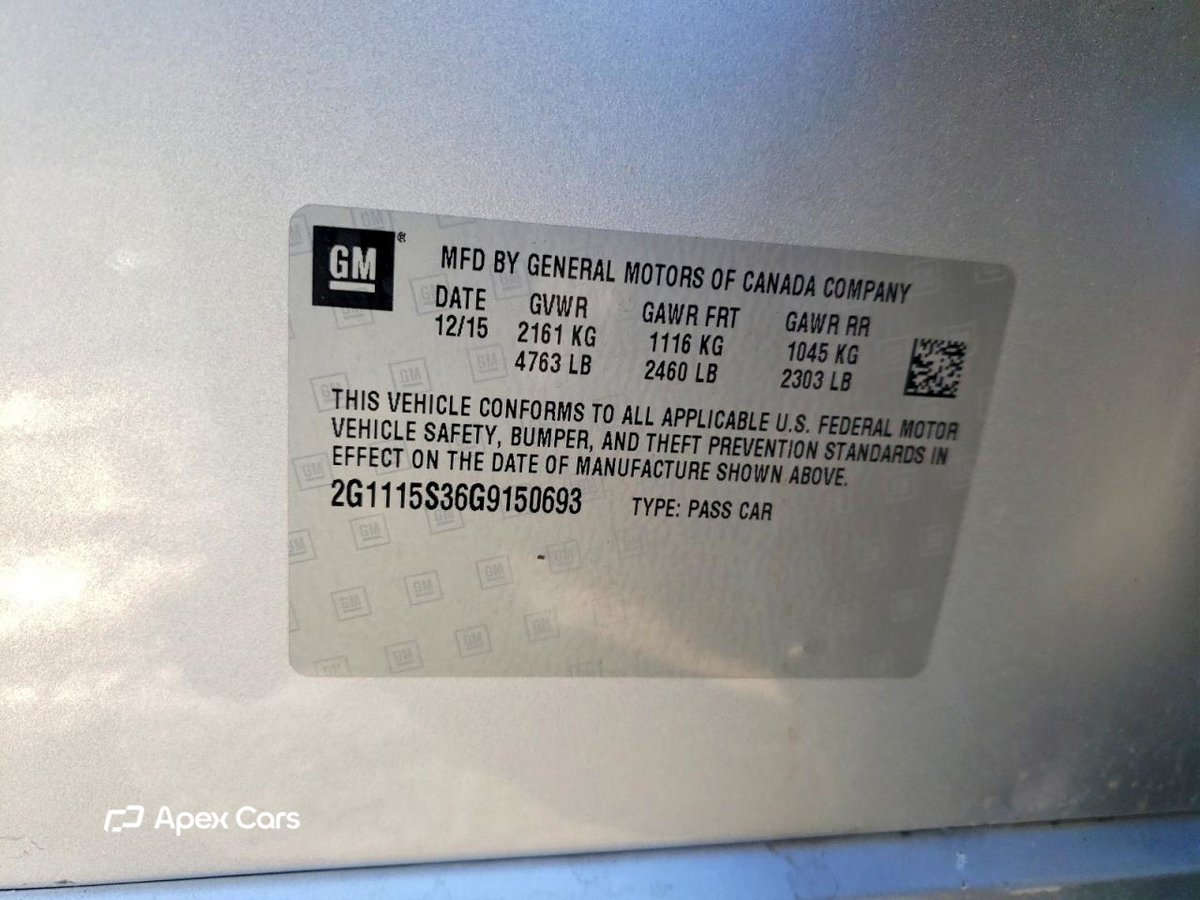 Chevrolet Impala 2016