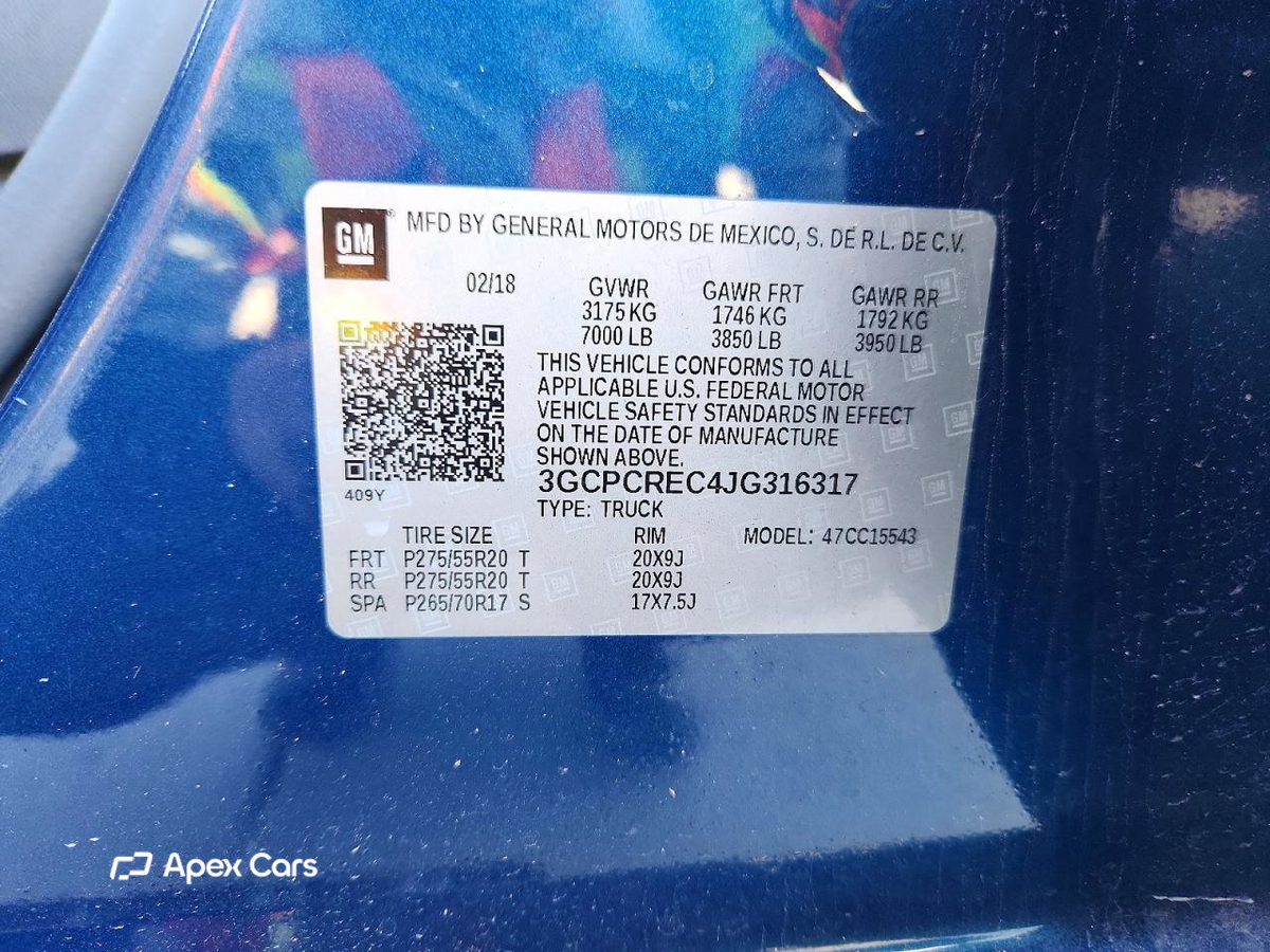 Chevrolet Silverado 2018