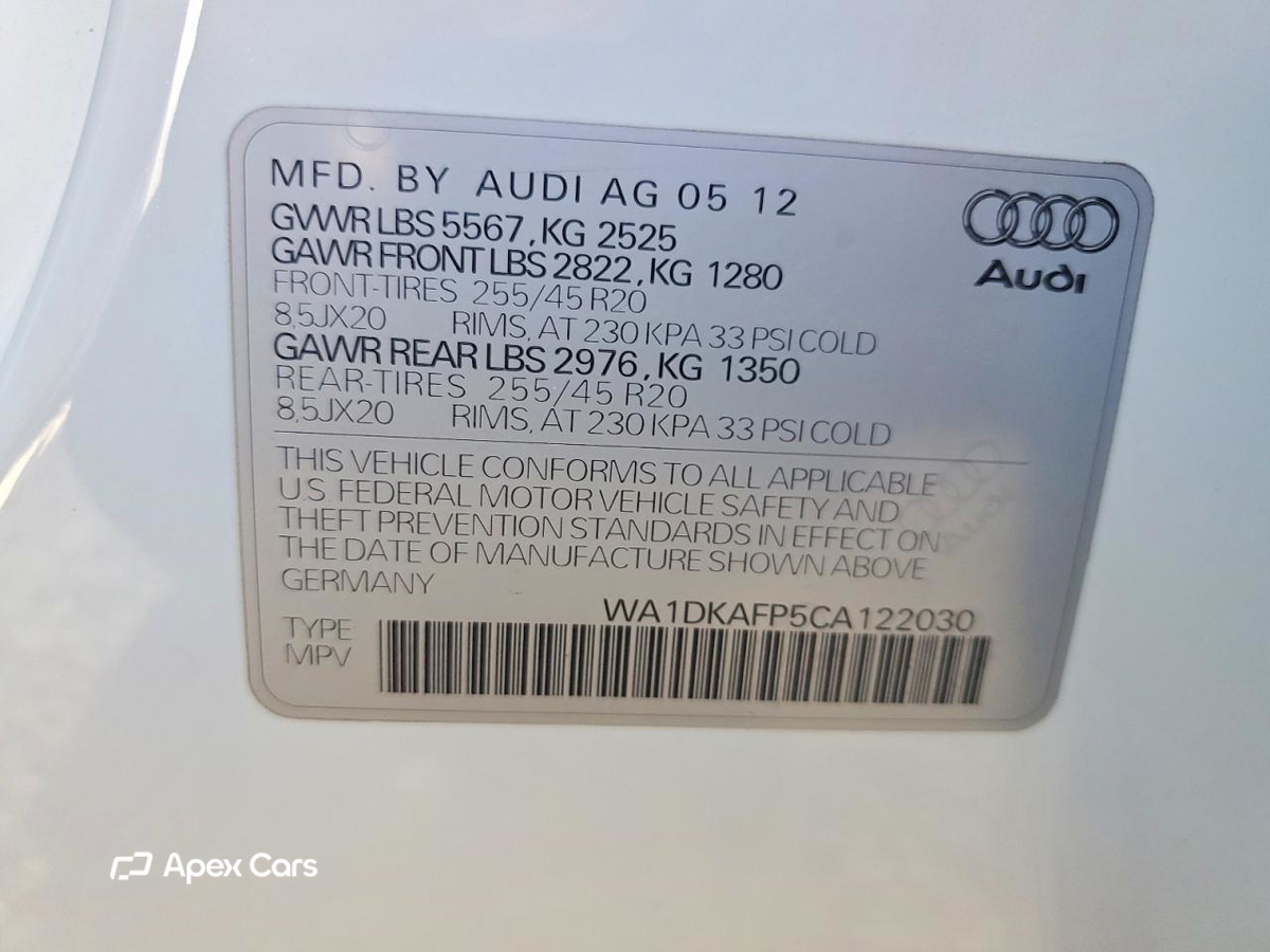 Audi Q5 2012