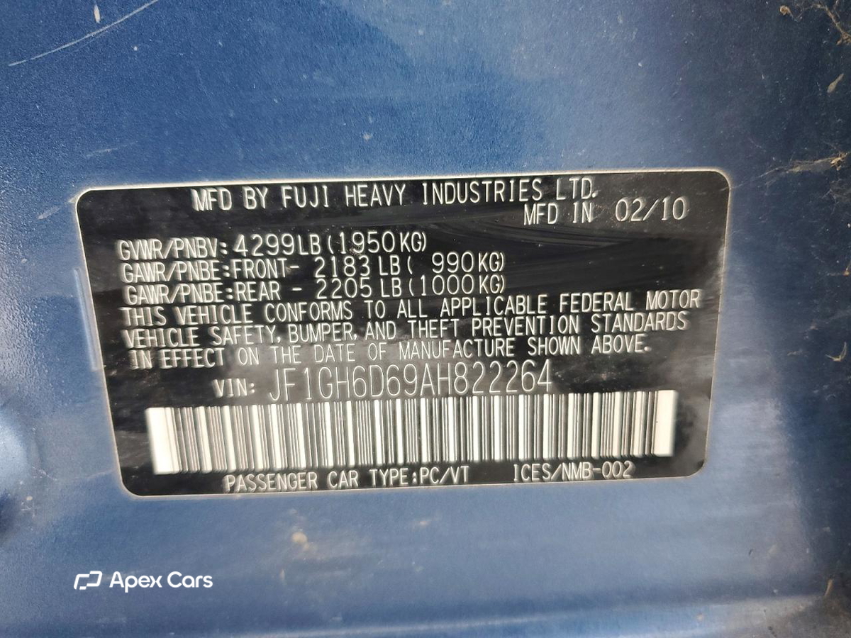 Subaru Impreza 2010