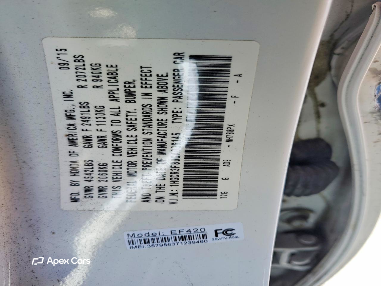 Honda Accord 2016