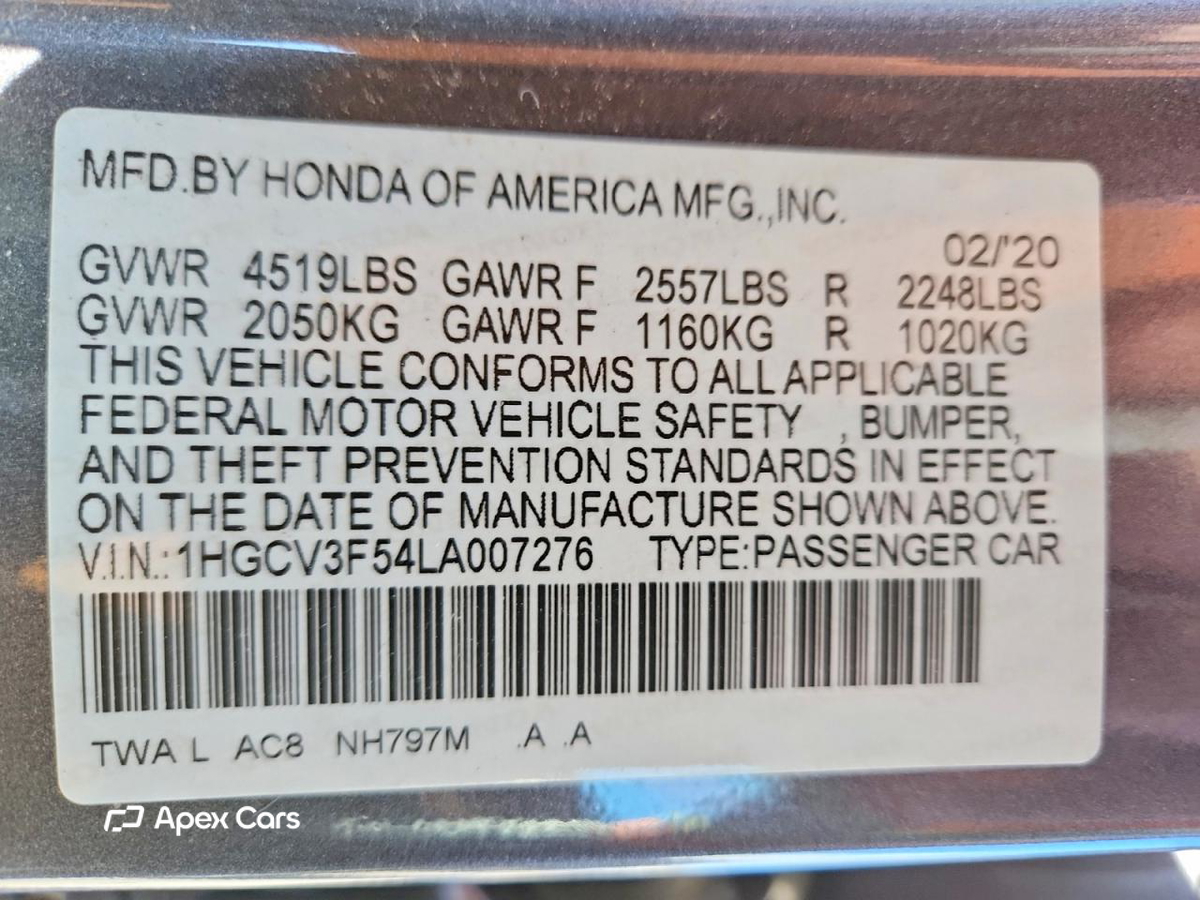 Honda Accord 2020