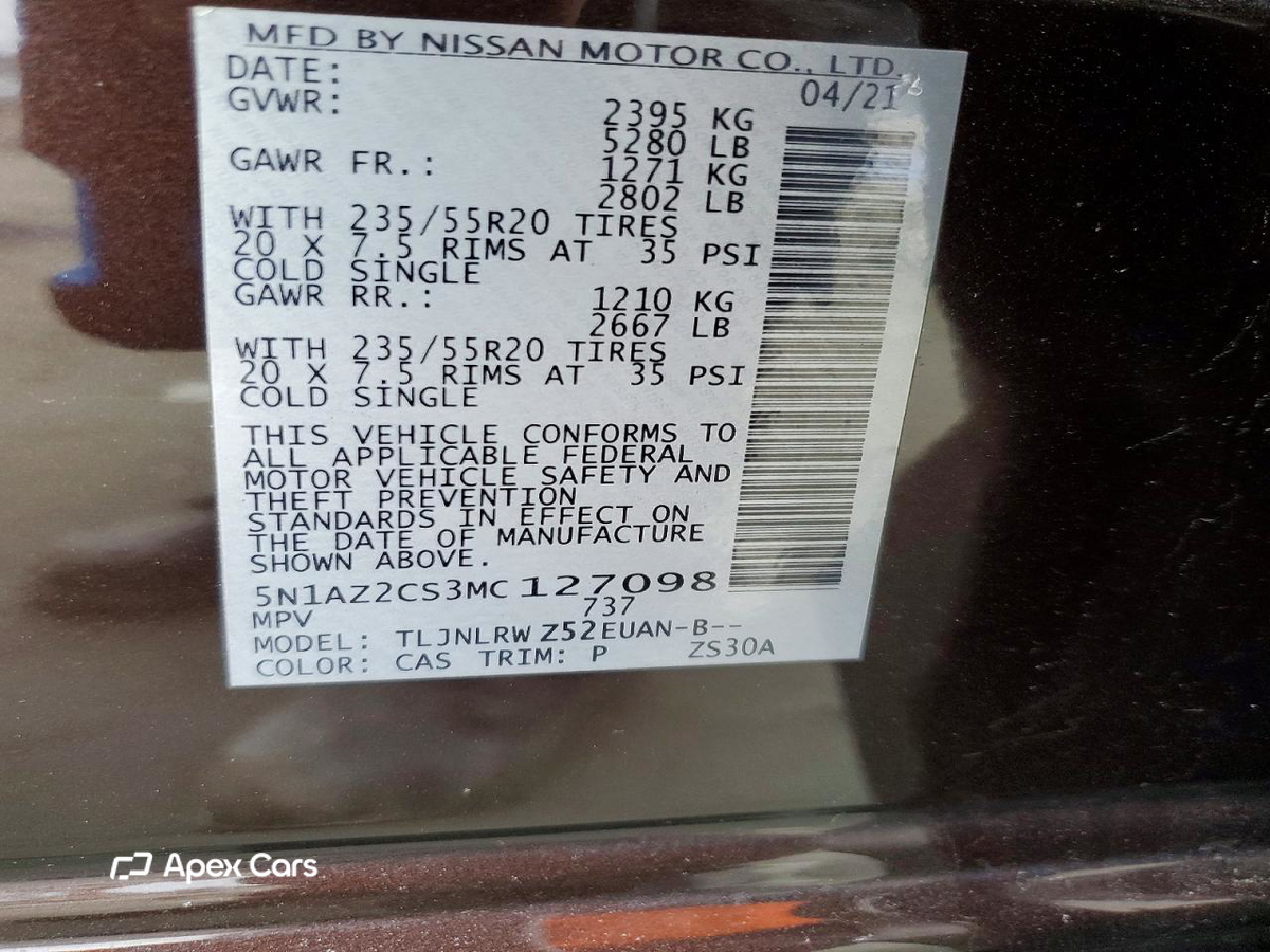 Nissan Murano 2021