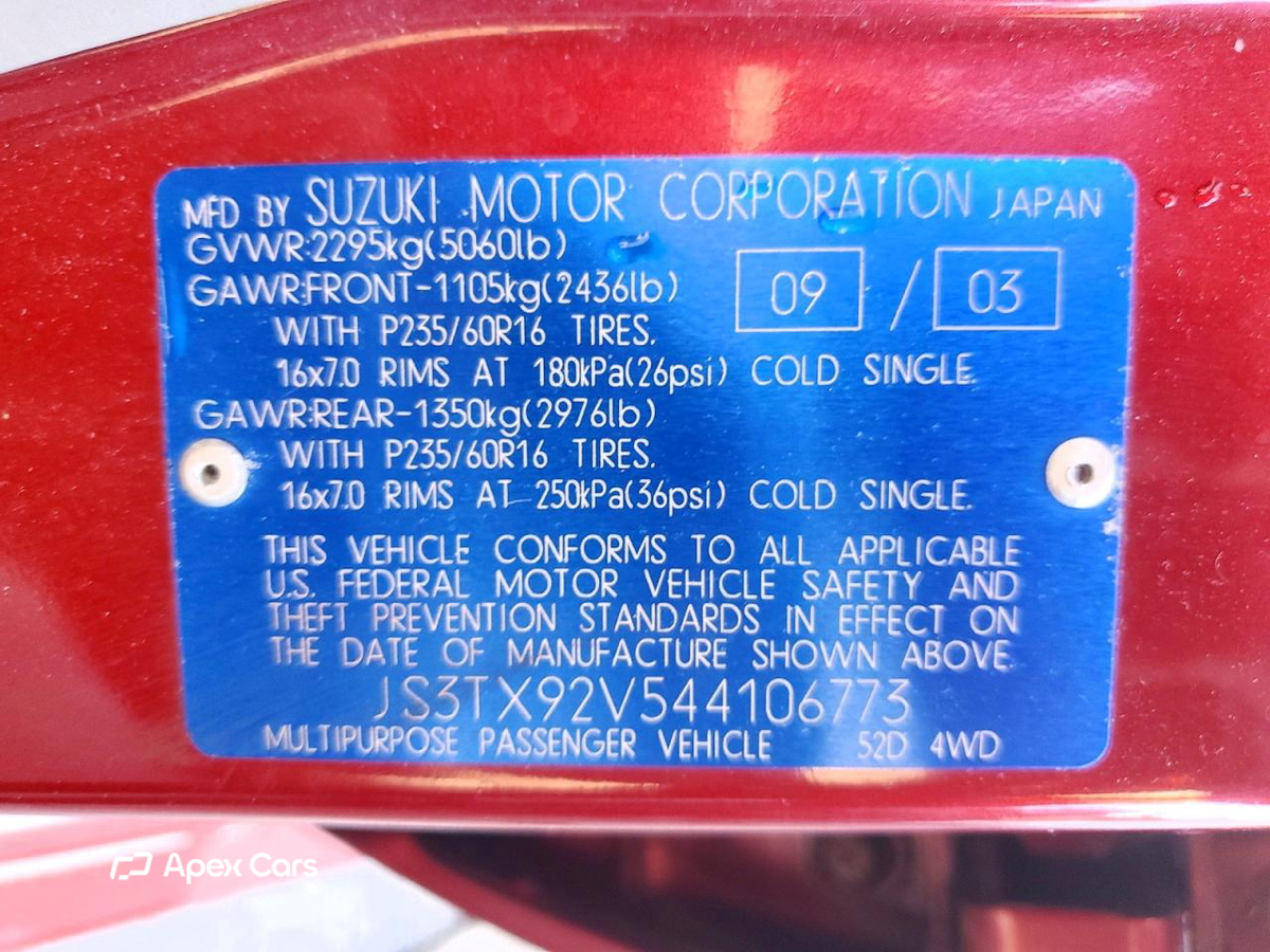 Suzuki XL7 2004