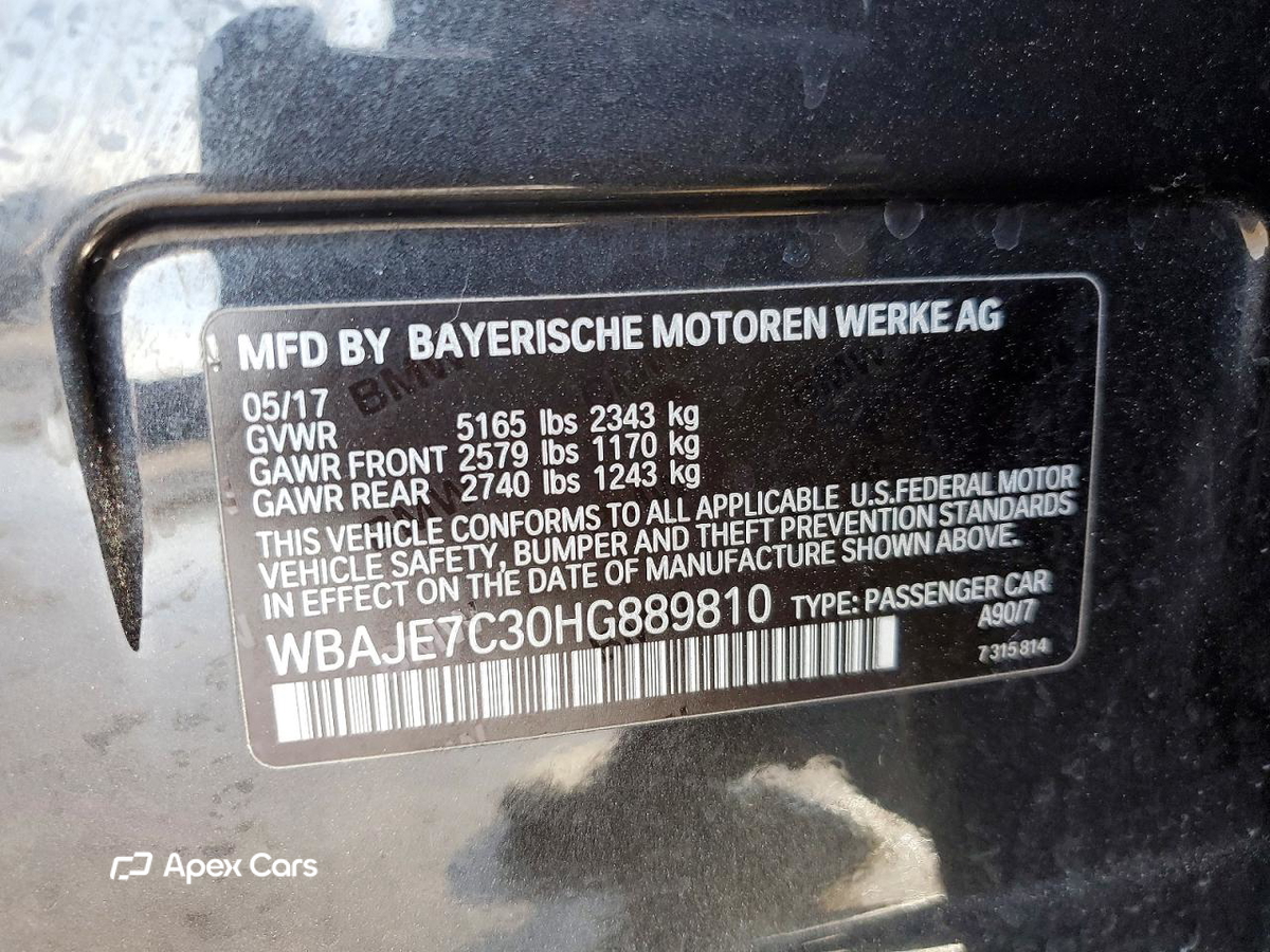 BMW Series 5 2017